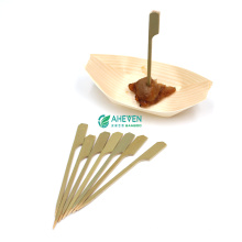 Anhui EVEN Disposable Natural Compostable Barbecue Bamboo Metal Kebab Skewers For Outdoor BBQ Restaurant